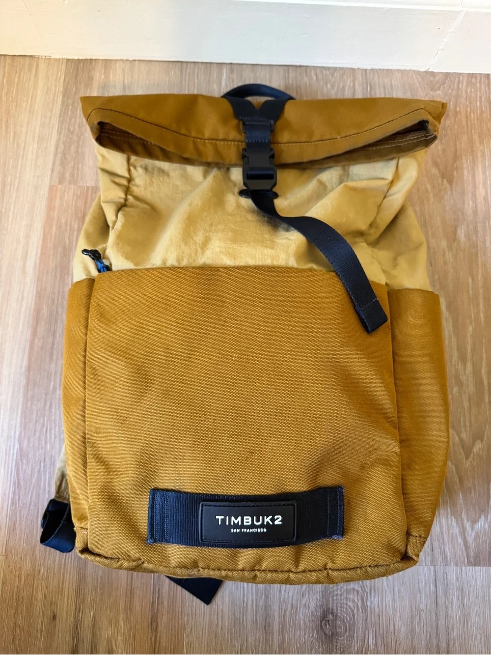 Timbuk2 Mustard Yellow Rolltop Backpack Commuter Laptop Travel Bag